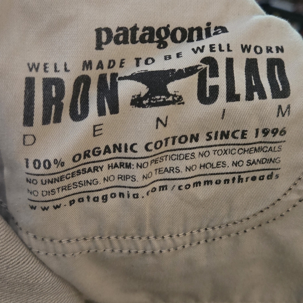 Patagonia Women's Straight Leg Jeans Light Blue/Gray Sz31 - Picture 10 of 10